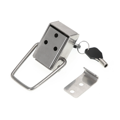 DK027 Box Hasp Safety Toggle Latch ล็อค ตัวจับพร้อมกุญแจ High Polish