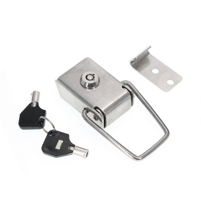 DK027 Box Hasp Safety Toggle Latch ล็อค ตัวจับพร้อมกุญแจ High Polish