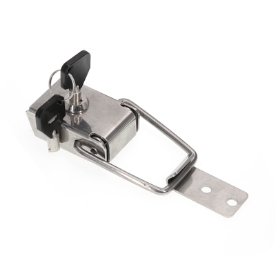 DK027 Box Hasp Safety Toggle Latch ล็อค ตัวจับพร้อมกุญแจ High Polish
