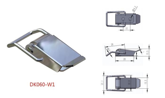 DK060-W1 สเตนเลสสตีลจับสลักสลับสำหรับอุปกรณ์ตรวจสอบ
