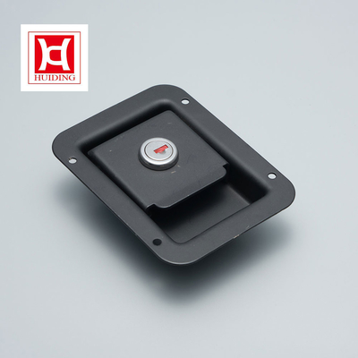 สแตนเลส Flush Mount จุดเดียวสลักล็อคแผงประตู Rv สีดำ